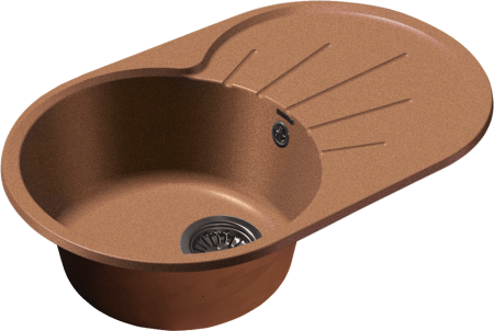 Кухонная мойка GranFest Rorndo 750L, R-750L терракот